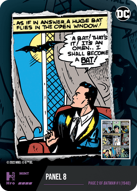 Page 2 of Batman #1 (1940) Panel 8 - PANELS ( HRO Chapt 1-095 ) -