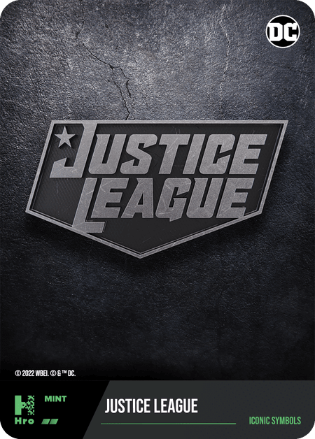 Justice League of America - ICONIC SYMBOLS ( HRO Chapt 1-044 ) - Collectible Trading Cards