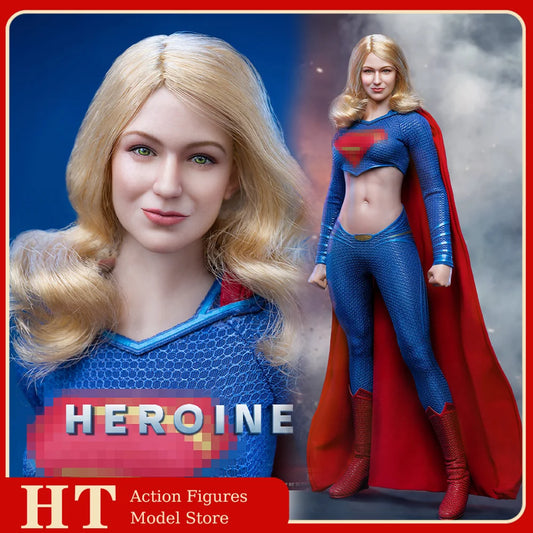 STAR MAN MS-006 1/6 Blonde Superwoman Heroes Head Carved Clothing Set Accessory Pack for 12Inch TBL S22A Action Figure