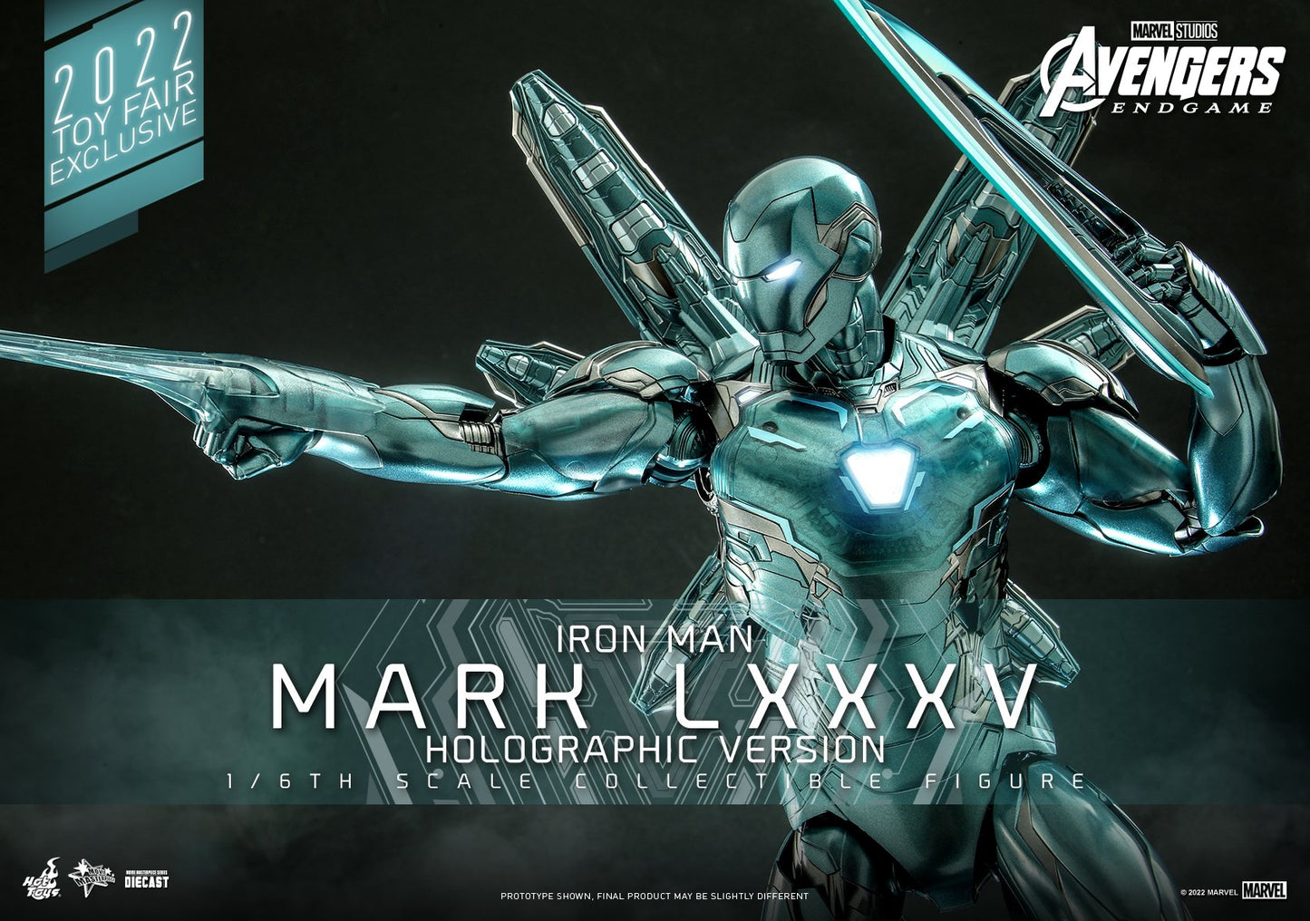 Hot Toys MMS646D45 1/6 Avengers: Endgame - Iron Man Mark LXXXV (Holographic Version) [Toy Fair exclusive]