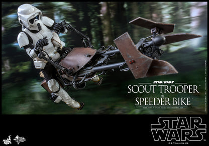 Hot Toys MMS612 1/6 Star Wars: Return of the Jedi - Scout Trooper and Speeder Bike