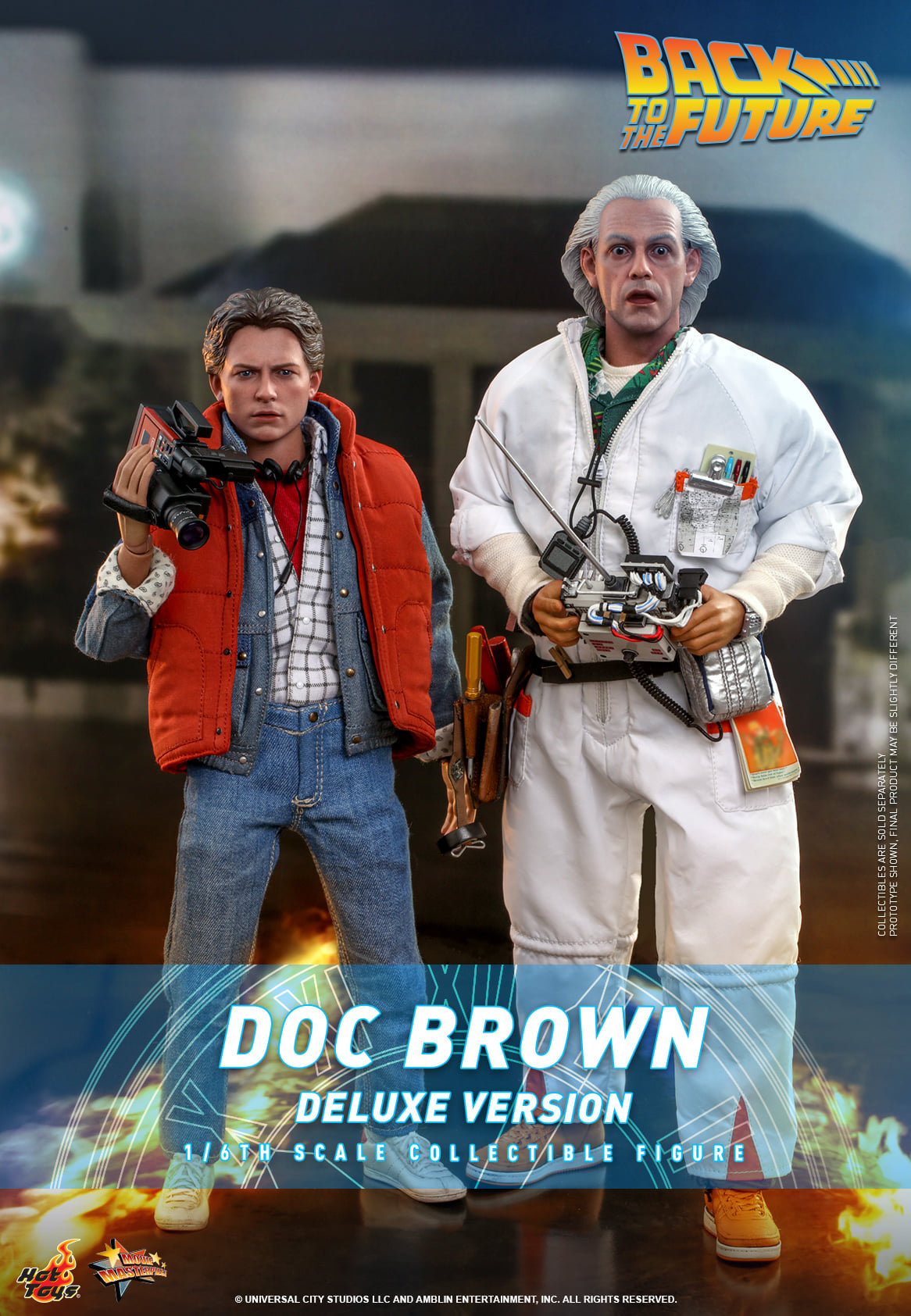 Hot Toys MMS610 1/6 Back to the Future - Doc Brown (Deluxe Version)