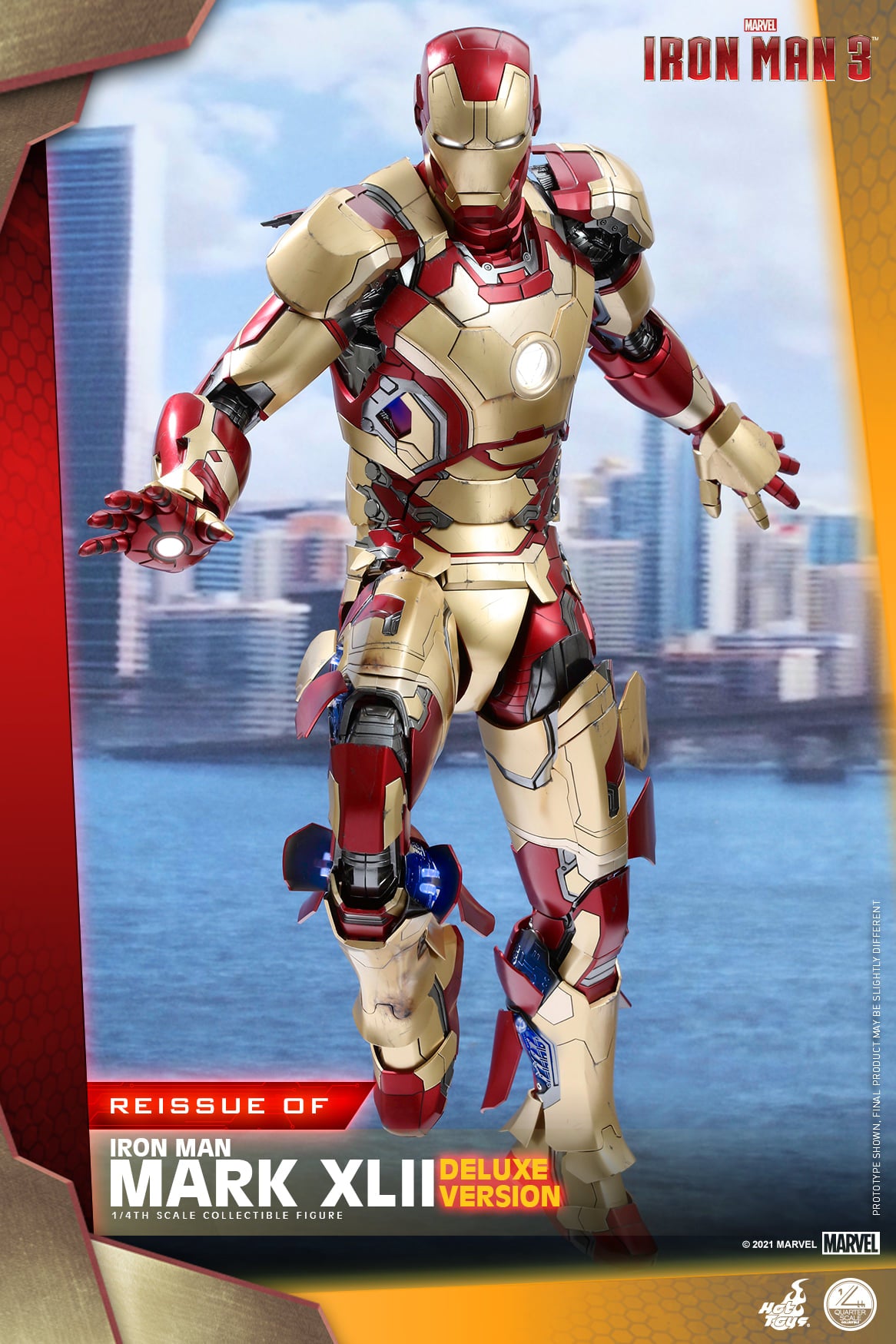 Hot Toys QS008 1/4 Iron Man 3 - Mark XLII (Deluxe Version