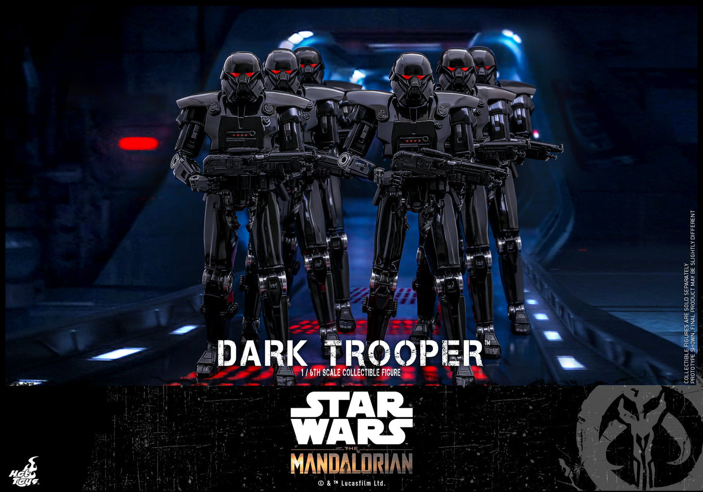 Hot Toys TMS032 1/6 Star Wars: The Mandalorian- Dark Trooper