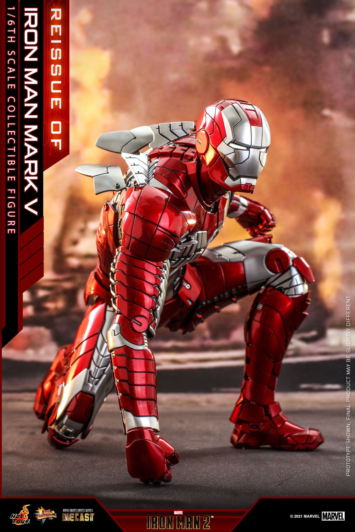 Hot Toys MMS400D18 1/6 Iron Man 2 - Iron Man Mark V (Reissue)