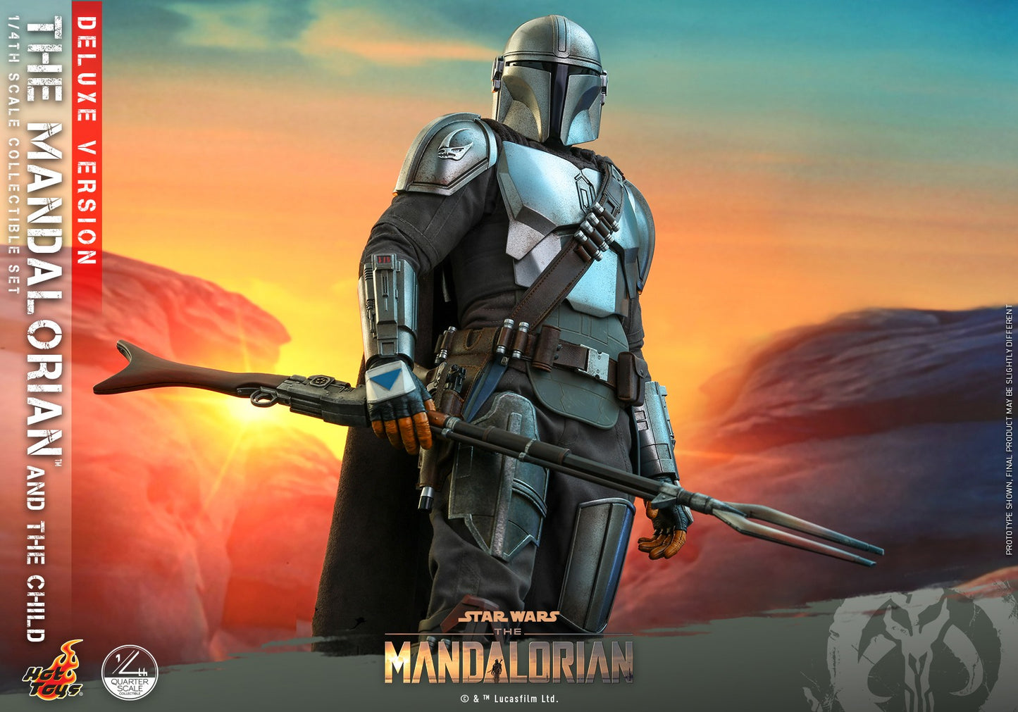 Hot Toys QS017 1/4 Star Wars? The Mandalorian? - The Mandalorian & The Child (Deluxe Version)