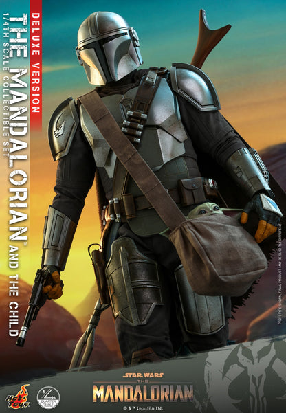 Hot Toys QS017 1/4 Star Wars? The Mandalorian? - The Mandalorian & The Child (Deluxe Version)