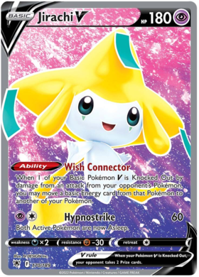 Jirachi V - 170/189 - Full Art Ultra Rare -