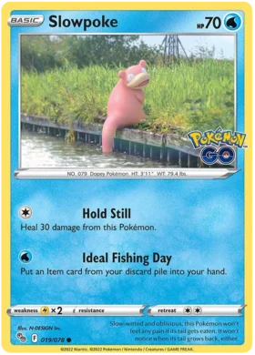 Slowpoke 019 078 Common - Collectible Trading Card Game