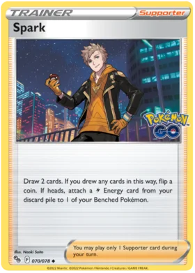 Spark 070 078 Uncommon Reverse Holo - Collectible Trading Card Game