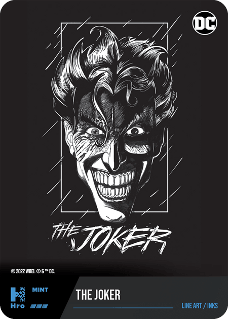The Joker - LINE ART/INKS ( HRO Chapt 1-087 ) - Collectible Trading Cards