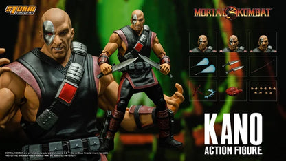 Storm Toys 1/12 Scale Mortal Kombat SUB-ZERO Scorpion REPTILE KINTARO MOTARO KANO Model Two Versions 6" Action Figure Collection