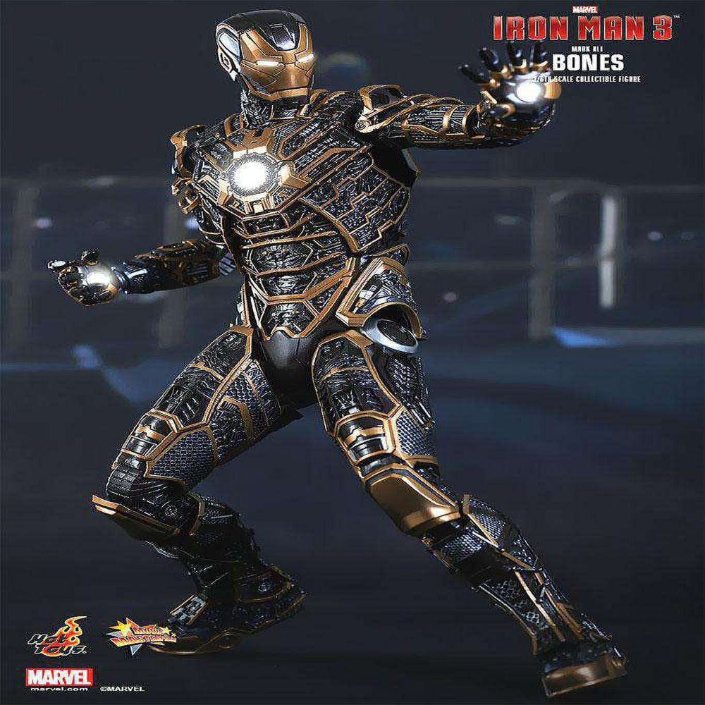 Iron Man 3 Movie Masterpiece Iron Man Mark 41 Bones 16 Collectible Figure