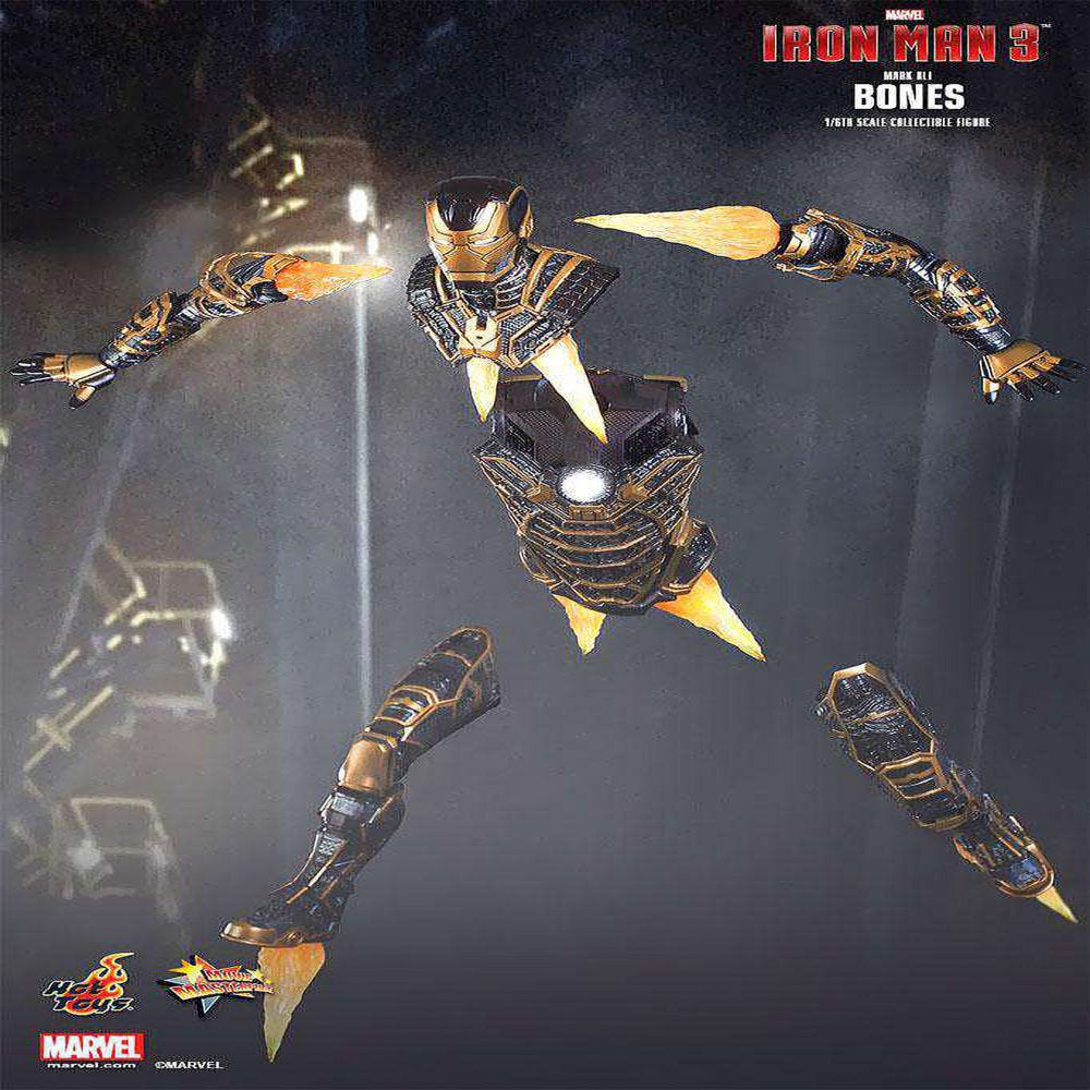 Iron Man 3 Movie Masterpiece Iron Man Mark 41 Bones 16 Collectible Figure